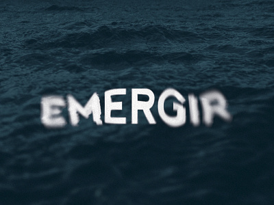 Emergir logo badge brand branding colors design graphic design identity logo photography sea type vector