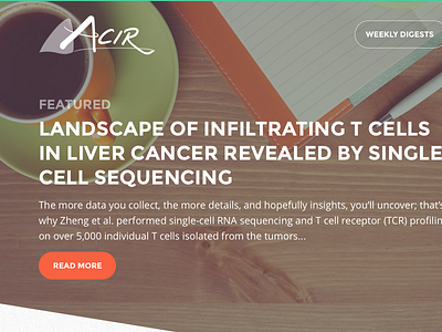 Accelerating Cancer Immunotherapy Research Website