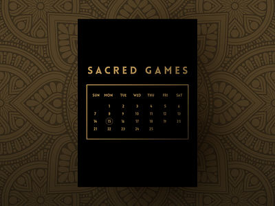 Sacred Games minimal sacredgames