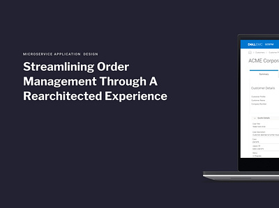 Streamlining Order Management Through a Rearchitected Experience architecture experience design microservice order fulfilment order management service design