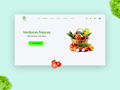 VegetableShop food ui ui design uiux vegetables