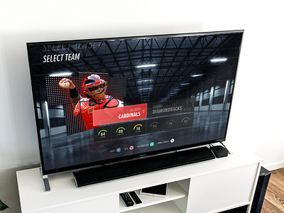 Team Select Screen button concept design game interface menu overlay playstation ratings select sports sports app team tracker ui video game