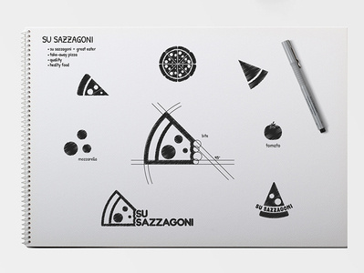 Su Sazzagoni | Logo design brand brand identity brandidentity branding branding design design italian food italian pizza logo logodesign pizza pizza logo visual identity