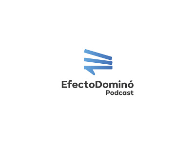 Efecto Dominó brand domino graphic design icon icon design logo logo design logodesign logotipo logotypedesign logotypes podcast political talk