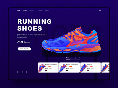 Fashion running shoes