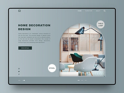 Home decoration design ui