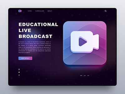 Educational live broadcast