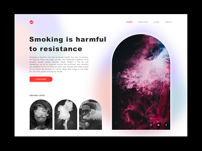 Smoking is harmful to resistance