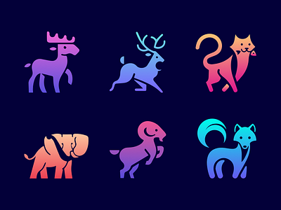 Animal logo plotting sketch software