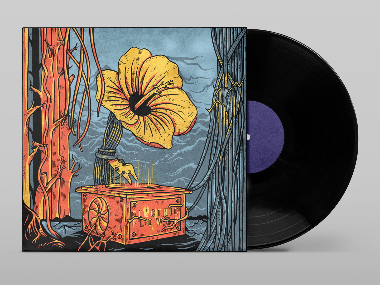 Album Cover Illustration By Panji Putra On Dribbble