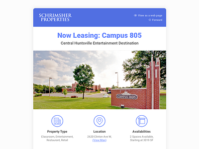 Highlighted Property Email Template eblast email email campaign responsive