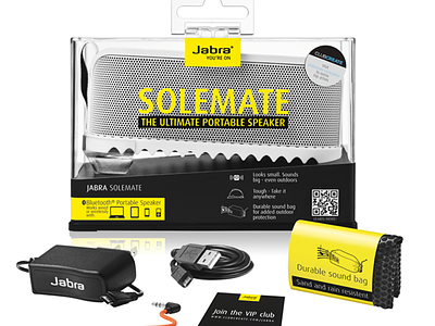 Packaging for Jabra branding jabra packaging speakers