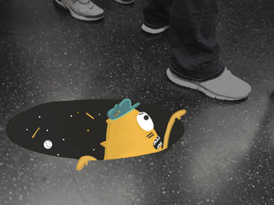 #ProjectLoFi art illustration photography subway