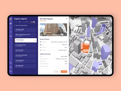 Proprietary Zoning Platform / Gridics apps cieden design mobile real estate ui ux web