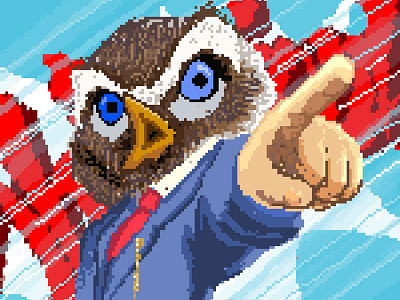 Avatar PE case fukuroto objection owl phoenix pixel pixel art podcast wright