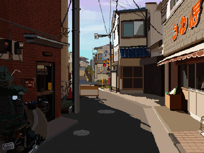 Setagaya_Tokyo Pixel Art adobe after effects animate city design illustration japan japanese japon lemasque mikos nihon pixel pixel art setagaya thibaut thibaut mikos