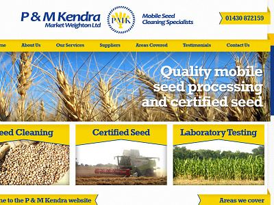 Seed Cleaning Website cleaning homepage seed website