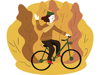 Bicycle bike graphicdesign illustration