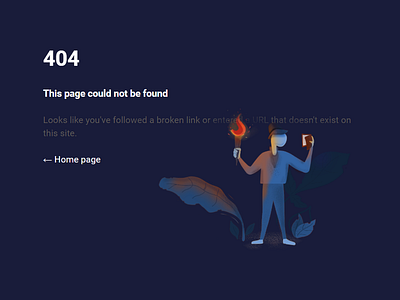 Not Found Page - 404 404 desing draw fire illustration man notfound page ui ux web