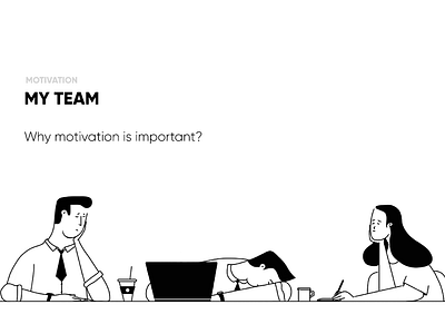 Motivation boss branding engagement illustration motivation people productivity stroke team web
