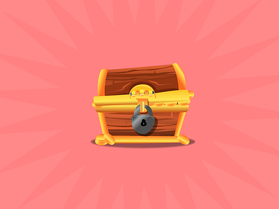 Treasure app booty chest game gamification gaming gold medal silver treasure