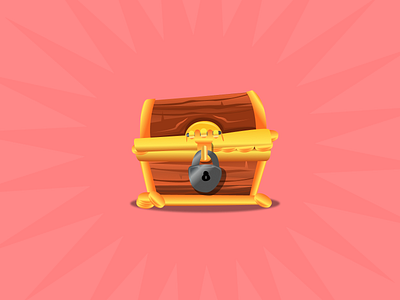 Gold Treasure Chest by NestStrix Game Art Studio on Dribbble