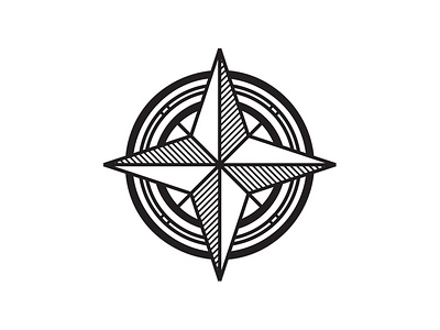 Compass Icon compass icon icon artwork illustration line art logo nautical vector