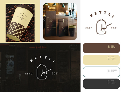 Kettli Coffee Shop / Restaurant Logo Design - Arabic/Urdu clever