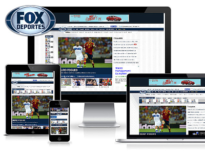 FOX Deportes Responsive Experience fox deportes media mobile responsive soccer sports