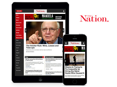 The Nation Mobile Site