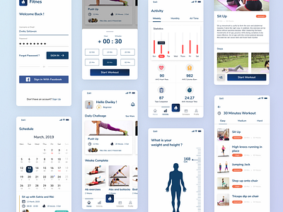 Fitness Apps design fitness fitness app product design ui ui design ux ux design workout