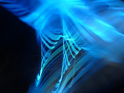 Light Art-Photography abstract active bold curve decoration elegant energy fluctuating flying focus madness style
