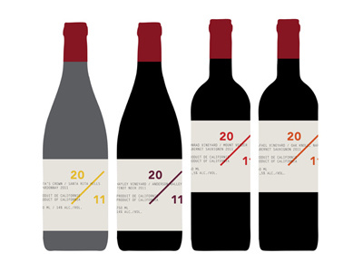 SAQ Wine Option 2 labels packaging wine