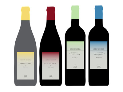 SAQ Wine Option 3 labels packaging wine