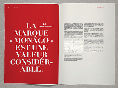 Monaco 4 book editorial design magazine monaco typography
