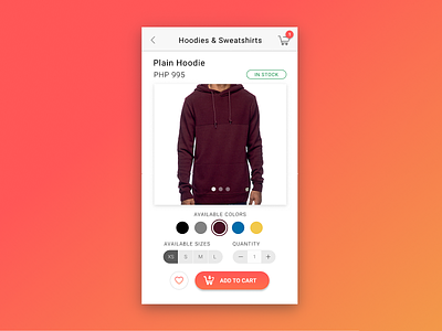 E-commerce Single Item Mockup ecommerce hoodie mockup