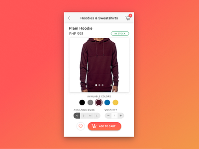 E-commerce Single Item Mockup