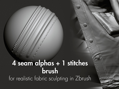 Free brushes for Zbrush give away brushes clothes realistic sculpting zbrush