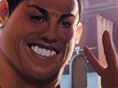 Cristiano Ronaldo selfie next to Kremlin fan-art art cgart cristiano ronaldo digitalart fanart fifa fifaworldcup football illustration realmadrid