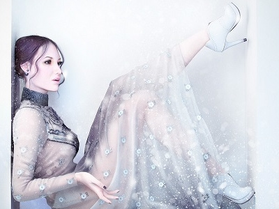 Winter 3d art concept dress fashion girl hair marvelous designer mental ray zbrush