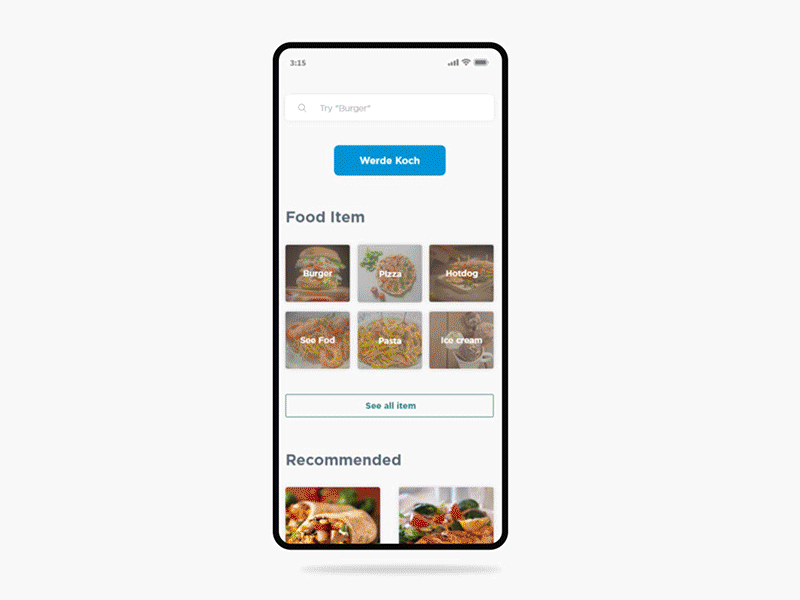 Food Selling & Buying app like Airbnb animation apps buy food interaction minimal sell ui ux