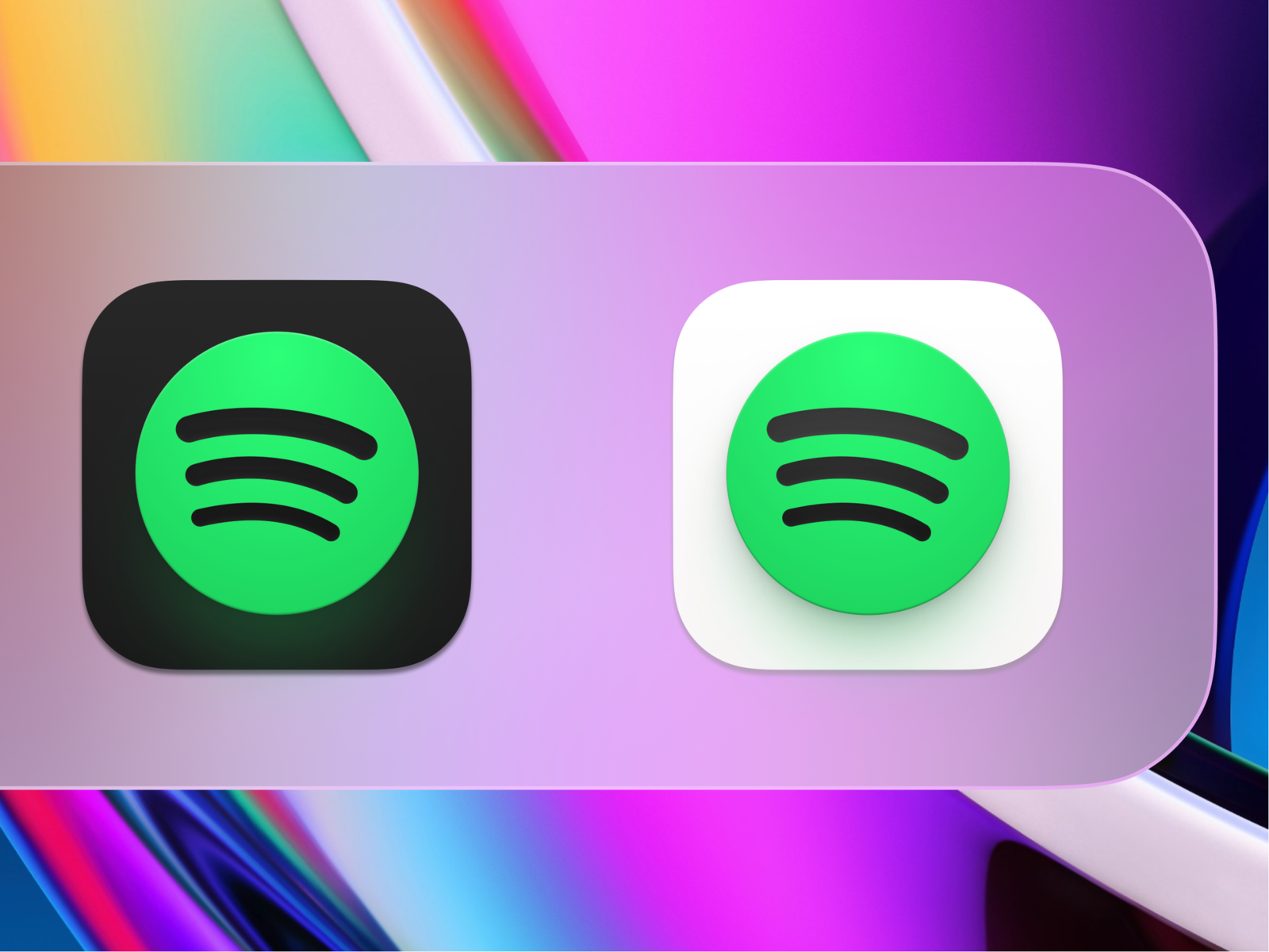 Spotify Dark macOS BigSur - Social media & Logos Icons