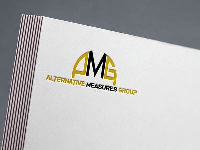 Amg letter logo creative design with graphic Vector Image