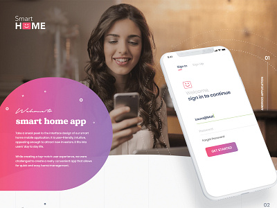 Smart Home App  UI design | ui/ux