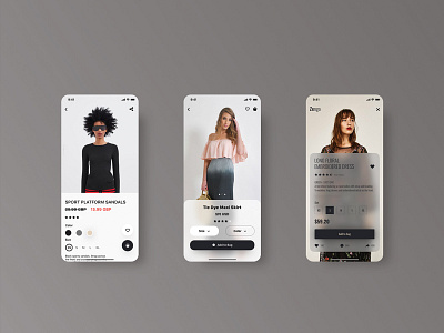 eCommerce   shopify business app ui design