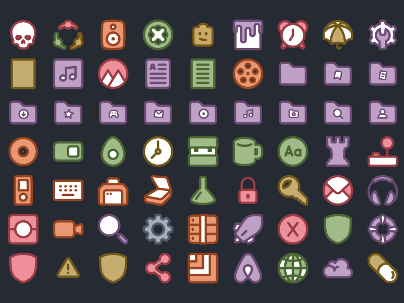 Dragoon Iconset by Keegan Lee on Dribbble