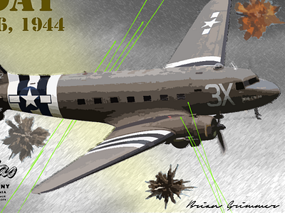 D Day C 47 1944 adobe photoshop c 47 d day june 6 normandy