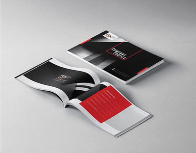 FEX company profile arab branding company design egypt idea mockup page print profile saudi ui