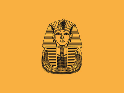 tut ankh amun arab branding design egypt egyptian fac icon idea illustration king logo old pheronic tut ui vector