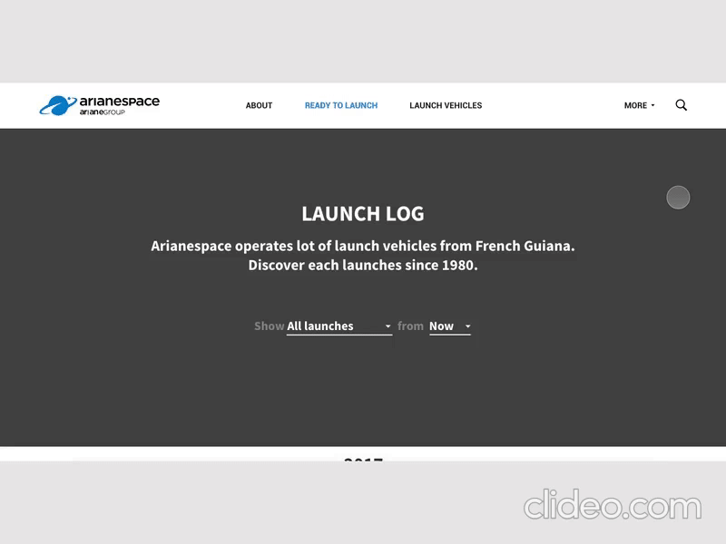 Interaction design - Rocket Launch Log